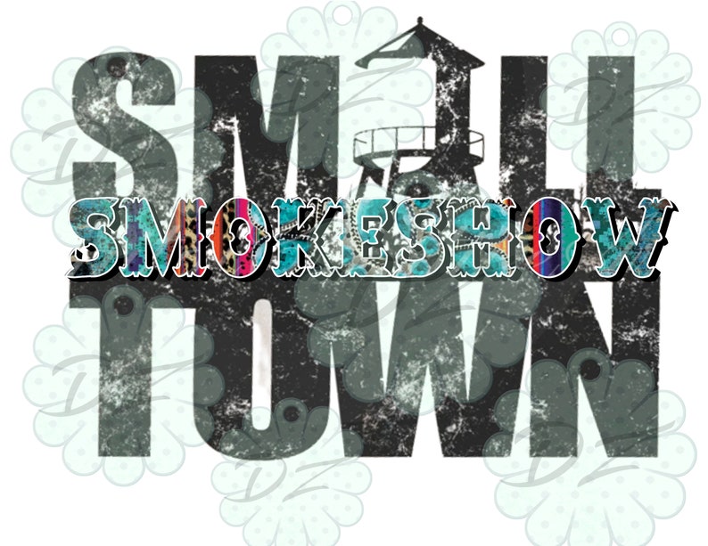 Small Town Smokeshow Version 2 Zach Bryan on Repeat PNG File Etsy