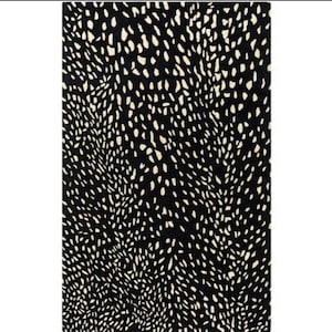 Hand tufted Leopard rug Rug for living room, Octavia leopard rug, Area rug, Rug for bedroom, Living Room rug, 5x8 6x9 8x10 9x12 Custom rug.