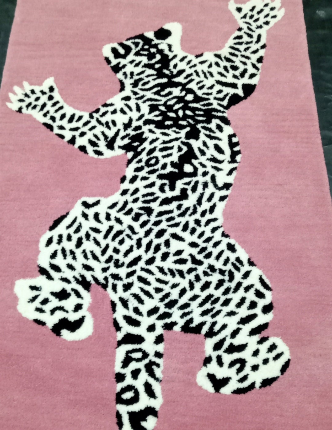 Leopard Print Rug,hand Tufted Rug. Leopard Runner Rug, Kids Rugs, Area ...