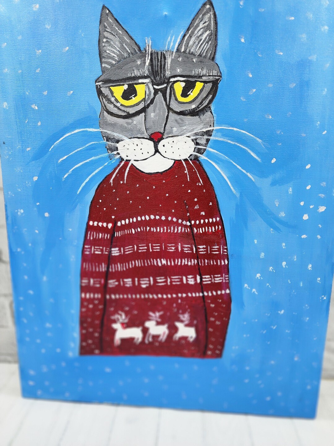 Hand Painting Wall Decor, Illüstration Design, Art Original Painting