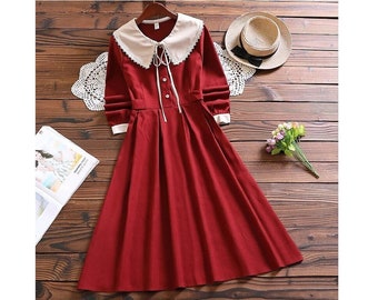 Frauen Winter Kleid, lange Frauen Kleid, Warmes Winter Kleid, Winter Party Kleid, Frauen WInter Modernes Kleid, Geschenk Für Sie