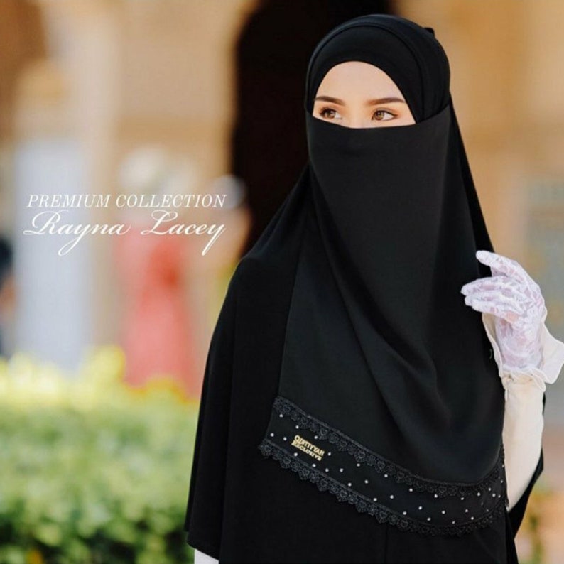 Flower Niqabniqab Veil Bandananiqab Yemenkhimar Niqab Veilislamic