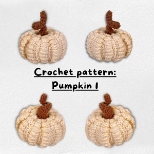 Pumpkins Crochet Pattern For Halloween, Autumn Pumpkins Amigurumi, PDF Crochet Pattern, English only - US Term