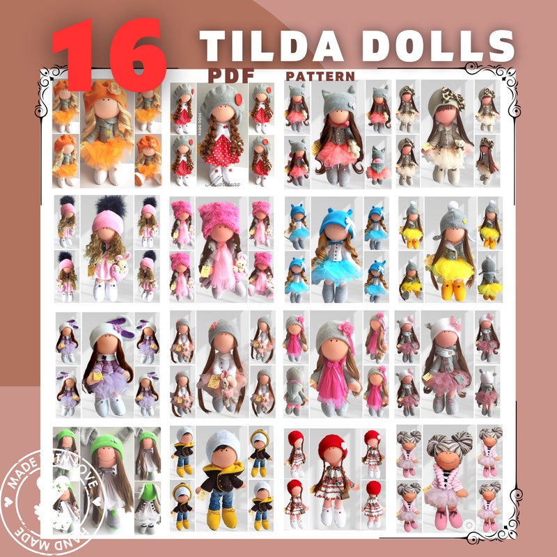 Tilda Doll Pattern Etsy