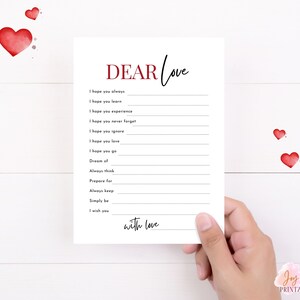 Messaggio d'amore stampabile di San Valentino / Messaggio d'amore dell'ammiratore segreto / Etichetta regalo di San Valentino / Cartoline stampabili di San Valentino /