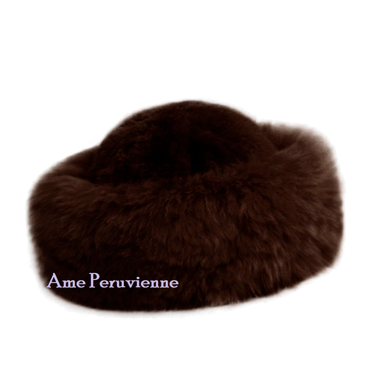 PREMIUM 100% Chocolate Brown Peruvian Baby Alpaca Unisex Fur 