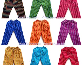 Funky Peruvian Stylish Pants from South America! Peruvian Pants! Best Quality Cotton Acrylic - Original Colors