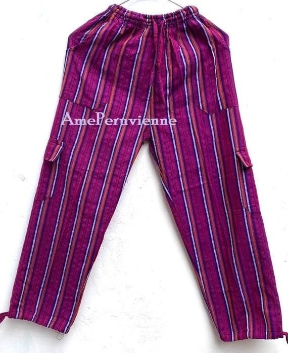 Stylish Cotton Lycra Pink Solid Ethnic Pant For Women