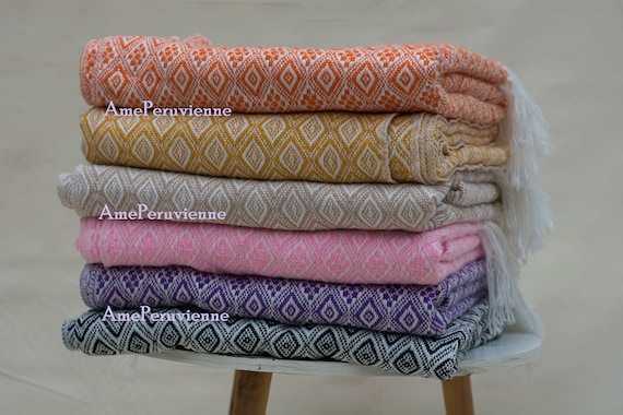 Luxury Alpaca Blankets Wool Blankets Peruvian Blankets Etsy
