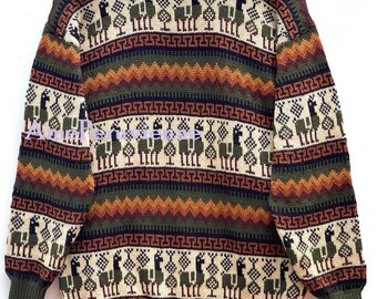 Black with Brown Alpaca sweater, peruvian sweater, Unisex sweater, peruvian alpaca sweater, peruvian jacket, peru sweater, alpaca sweater Black with Brown Alpaca sweater, peruvian sweater, Unisex sweater, peruvian alpaca sweater, peruvian jacket, peru sweater, alpaca sweater
