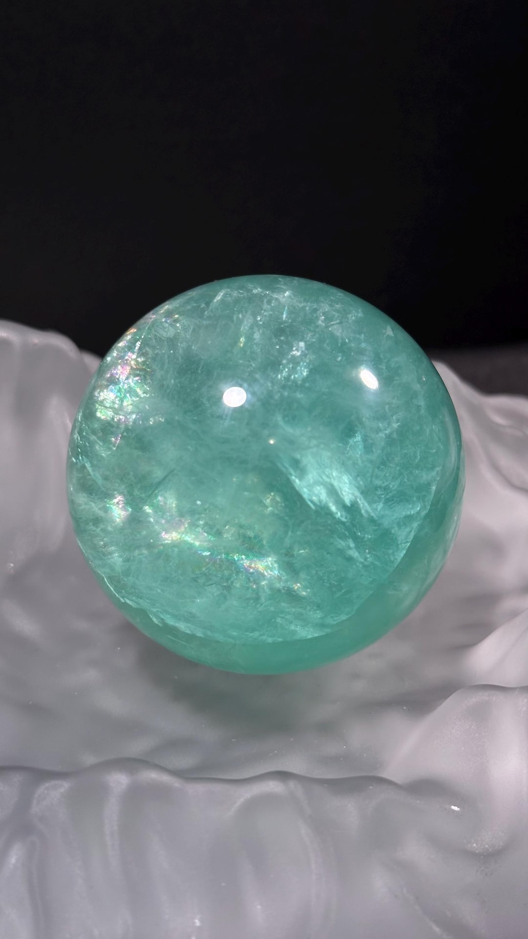 水の静寂 | ブルーフローライトスフィア - Etsy 日本