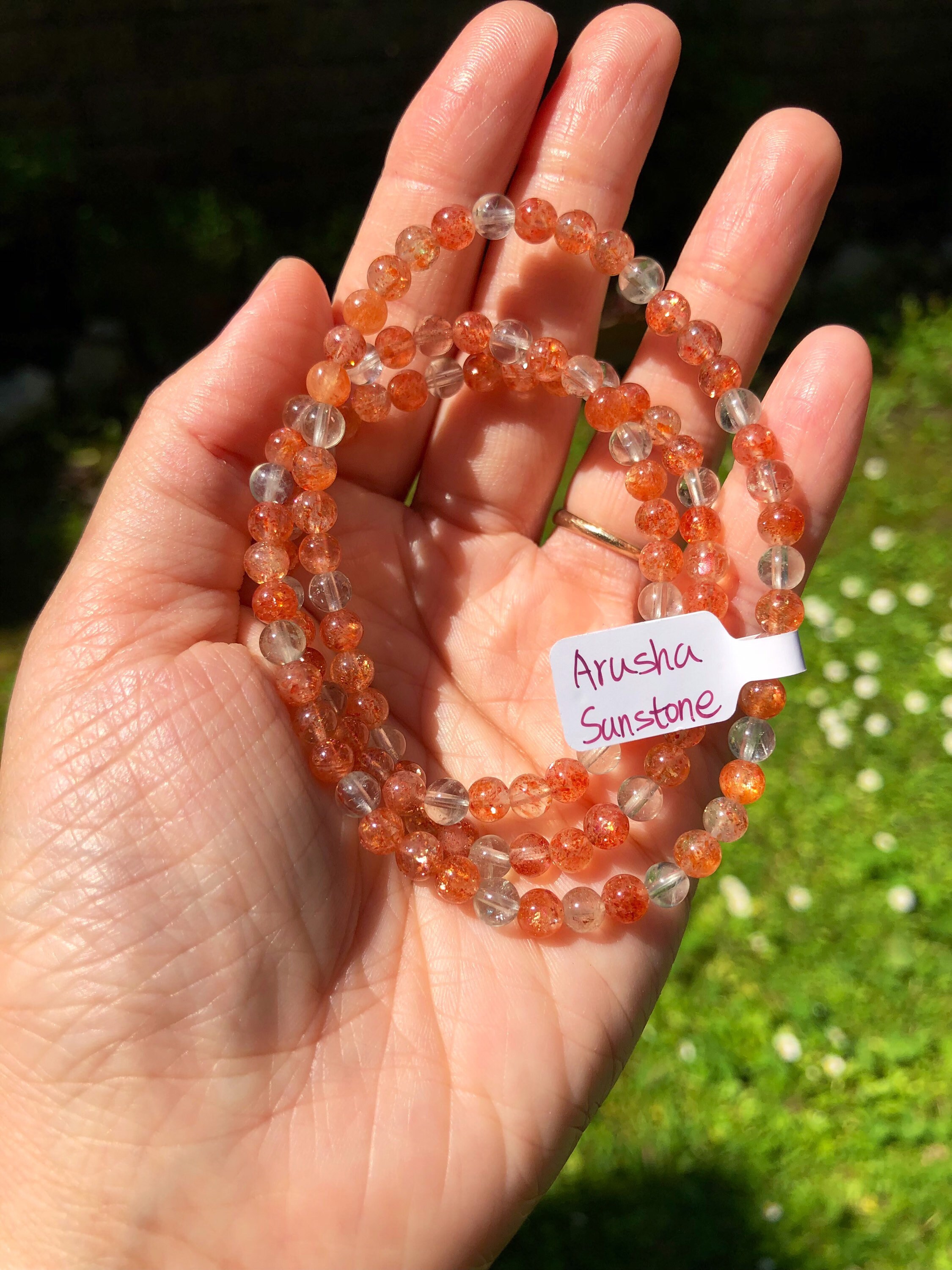 Arusha sunstone - Etsy 日本