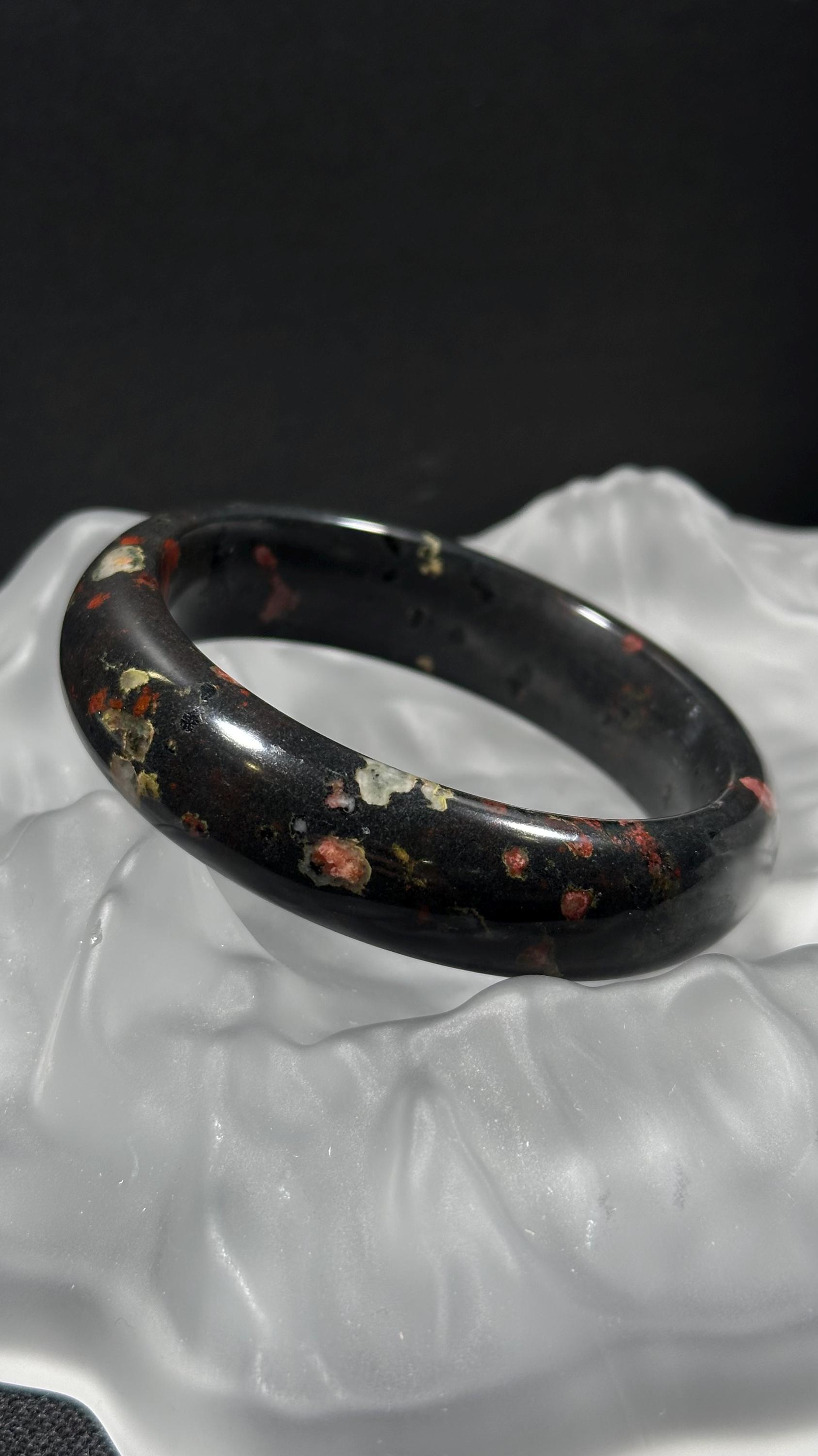 花びら雲の静寂 | 梅の花瑪瑙バングルブレスレット - Etsy 日本