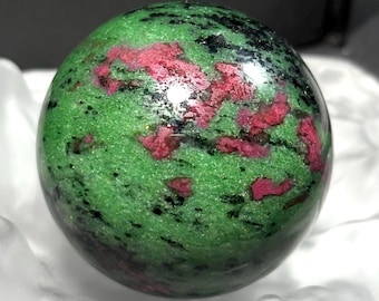 Flor de fuego enraizada / Esfera de anyolita