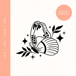 Borboleta Mágica SVG | Arquivo de corte SVG de borboleta para Cricut ou Silhouette | Clipart de borboleta celestial | Borboleta PNG para sublimação