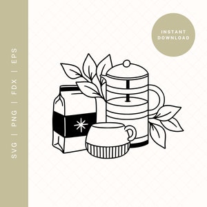 Kaffee SVG | Kaffee-Liebhaber SVG Schnitt Datei für Cricut oder Silhouette | Kaffee Clipart | Kaffee PNG für Sublimation