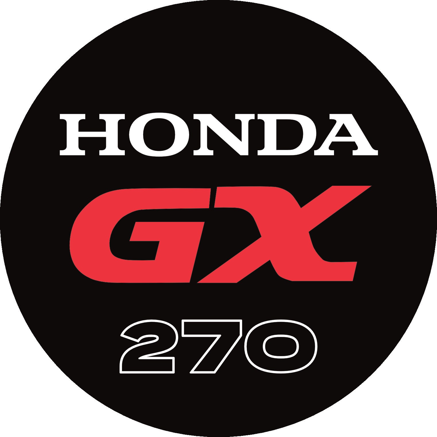 Honda GX Engine Stickers for GX100,GX120,GX160,GX200,GX240,GX270,GX340 ...