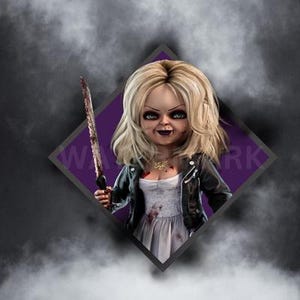 Bride of chucky temporary tattoo - Etsy 日本