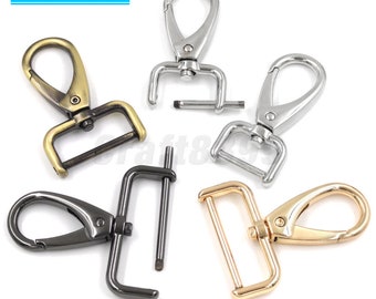 1pc 16/20/26/32/38mm Metal Detachable Snap Hook Trigger Clips Buckles Hooks For Leathercraft Strap Belt Keychain Webbing Pet Leash