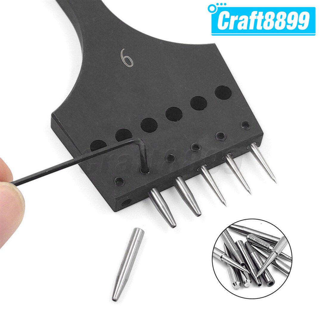 Sharp Head Chisel Replaceable Perforated Pricking Removable Round Hole ...