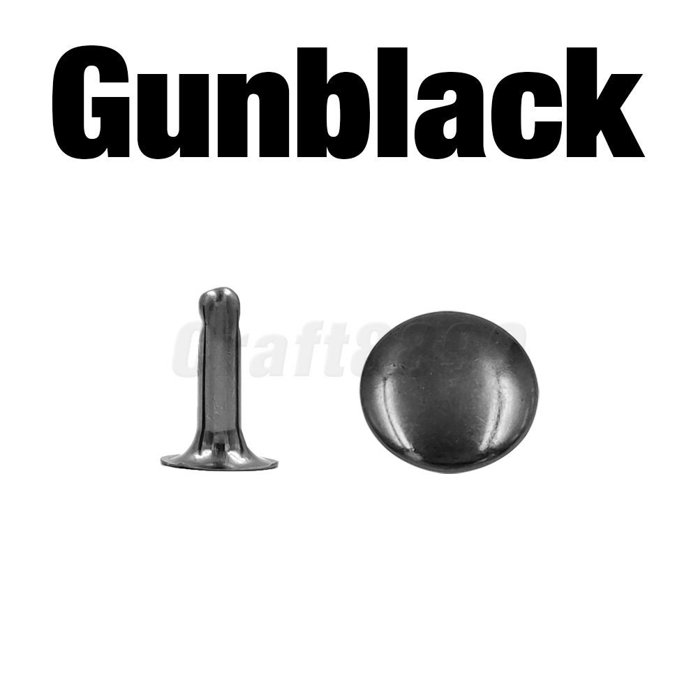 100sets 5mm15mm Metal Round Rivet Single Cap Rivets Studs for Etsy