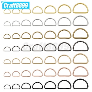 20-1000pcs Metal Adjustable Buckle D Ring For Webbing Backpacks Straps Bags Cat Dog Collar Chain Buckles DIY Accessorie