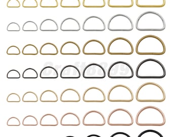 20-1000pcs Metal Adjustable Buckle D Ring For Webbing Backpacks Straps Bags Cat Dog Collar Chain Buckles DIY Accessorie