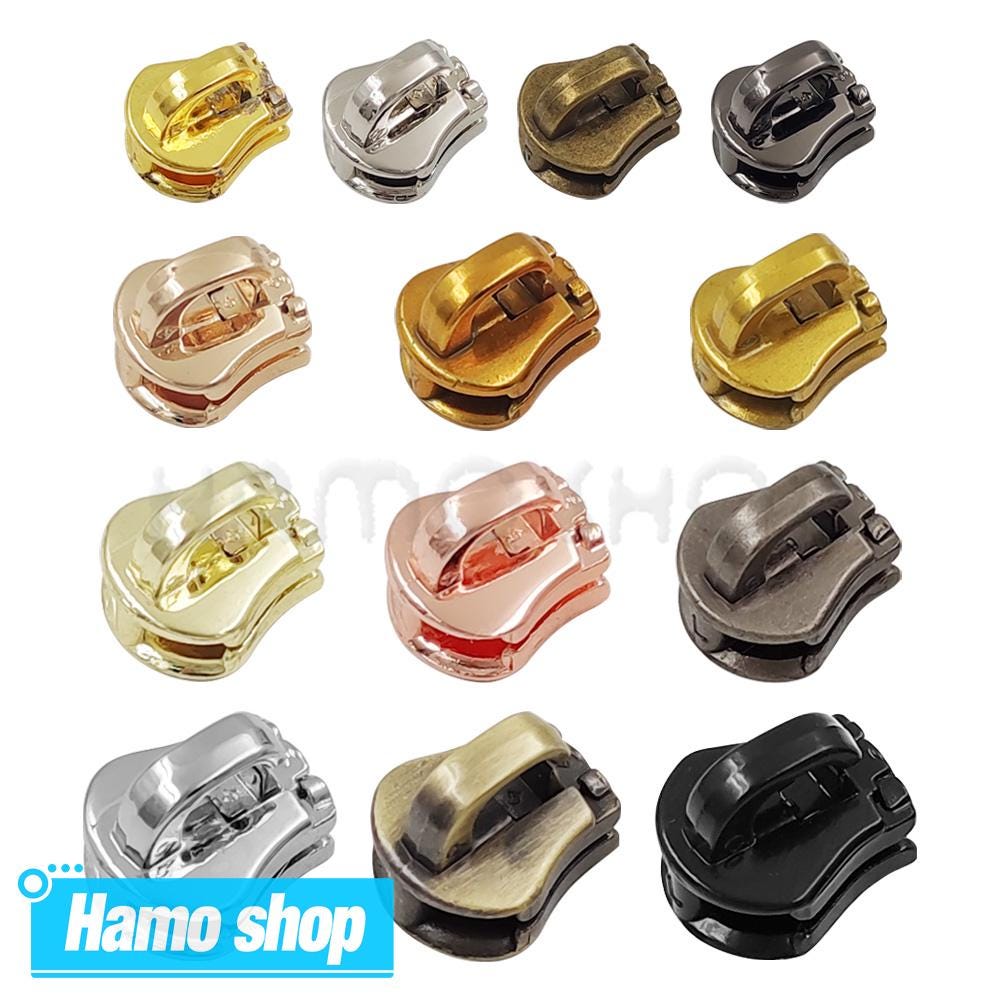 5-10pcs 3# -10# Metal Zipper Slider For Coat Jacket Bag Zip Head Pull Repair Kit DIY Luggage Garment Sew Hardware Accessories