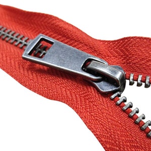 Metal Teeth Zipper 5 Colorful High Quality Open-end Auto Lock Gun Black Metal Zipper DIY Handcraft For Clothing Pocket Garment All Size image 3