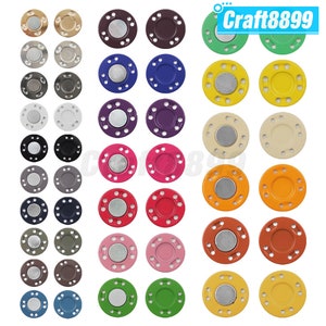 5 Pairs Magnetic Buttons Invisible Metal Button Sewing Supplies For Jacket Coat Cardigan Bag Handmade DIY Sewing Snap Buttons