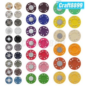 5 Pairs Magnetic Buttons Invisible Metal Button Sewing Supplies For Jacket Coat Cardigan Bag Handmade DIY Sewing Snap Buttons zdjęcie 1