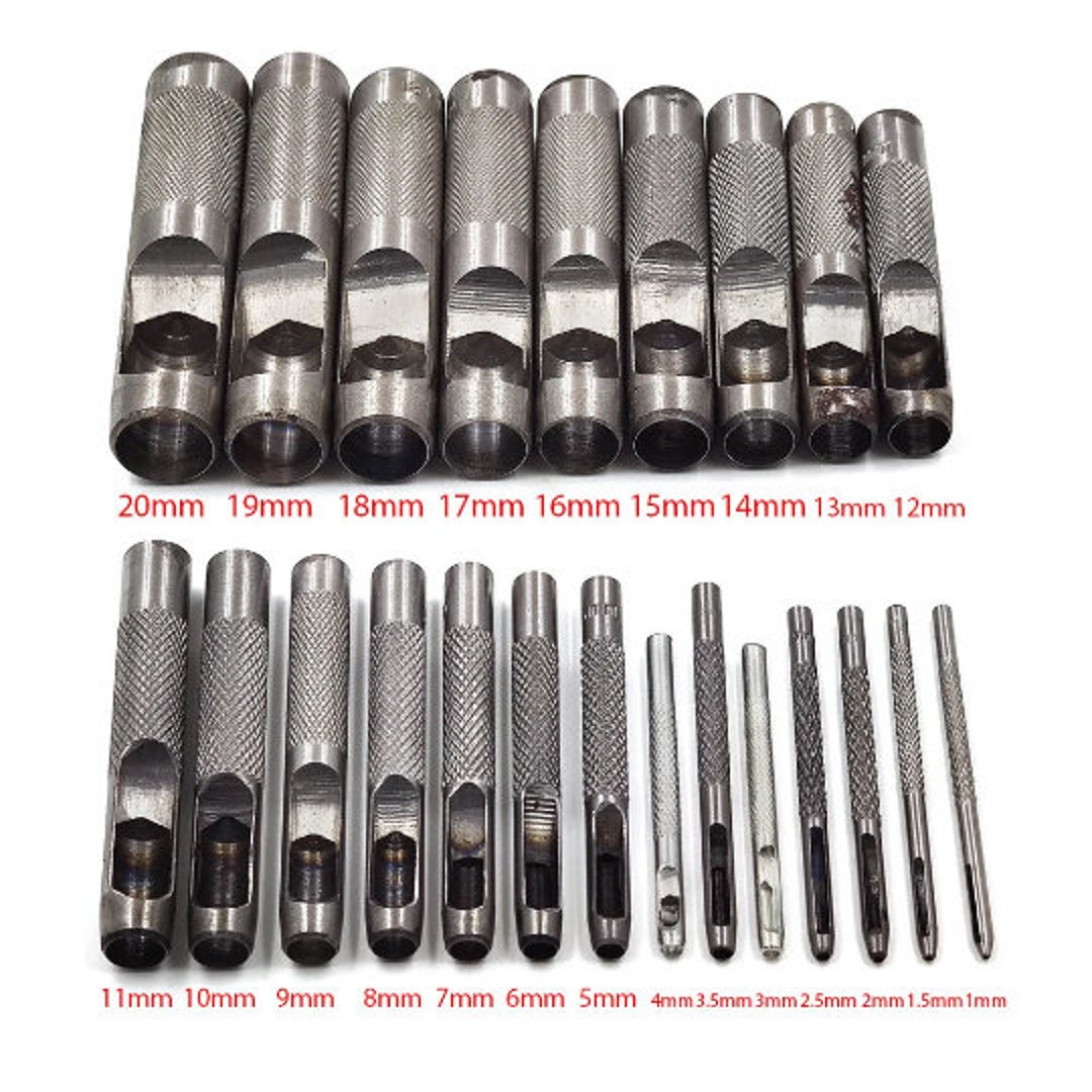 1.0mm25mm All Size Pick Hole Punch Leather Hollow Punch High Quality