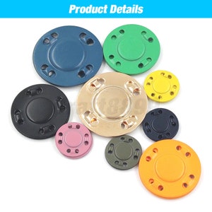 5 Pairs Magnetic Buttons Invisible Metal Button Sewing Supplies For Jacket Coat Cardigan Bag Handmade DIY Sewing Snap Buttons zdjęcie 4