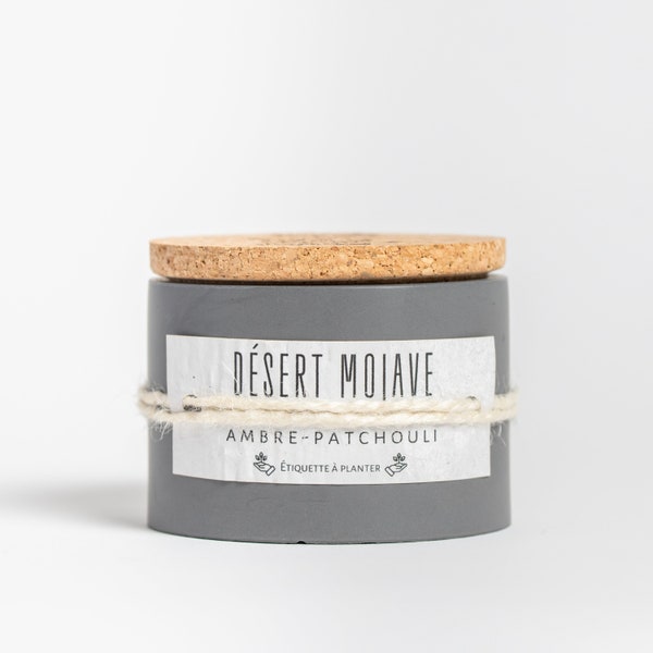 Bougie Naturelle - Ambre + Patchouli