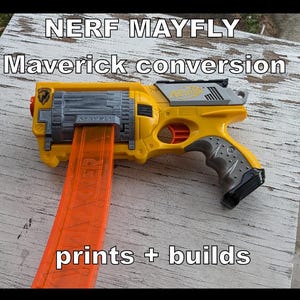 Nerf MAYFLY - Maverick Talon mag-fed flywheel conversion toy foam dart blaster