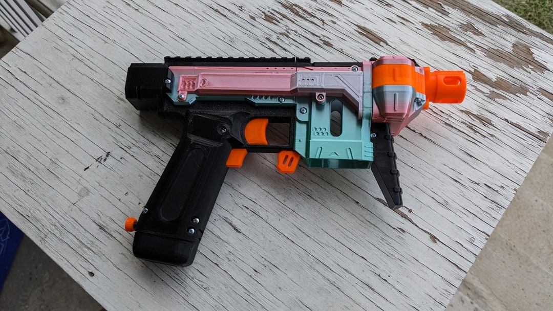 TOPLOAD Compact Nerf Gryphon Foam Dart Blaster Etsy
