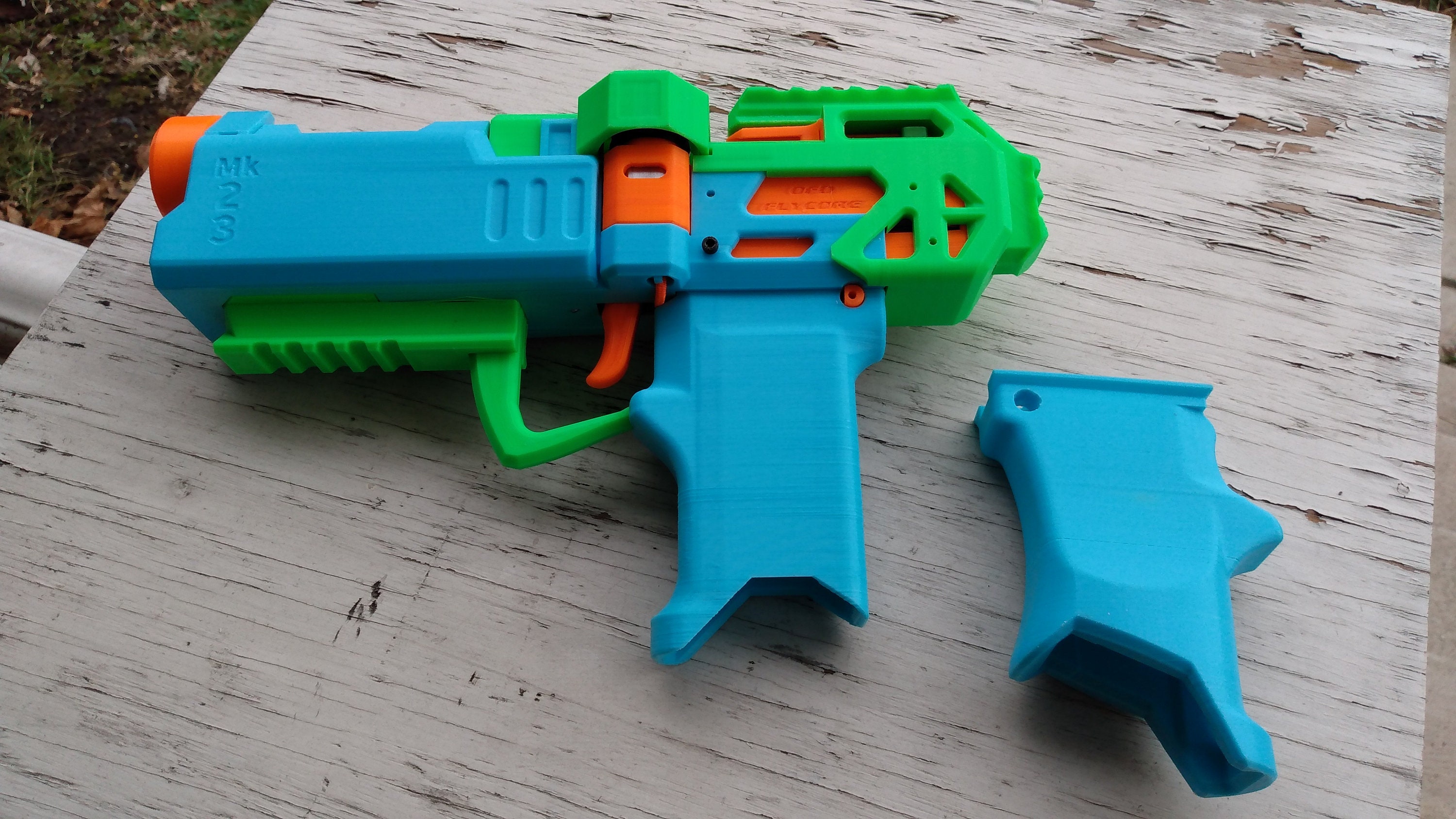 Mk23 by Meakervi Nerf Foam Blaster Full Auto Half Dart Etsy