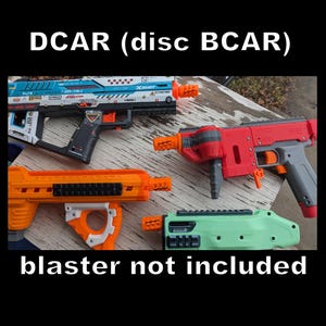 DCAR-schijfcentrering en -rifling voor Dart Zone, X-Shot, Nightingale, Gryphon Nerf Accuracy Mod