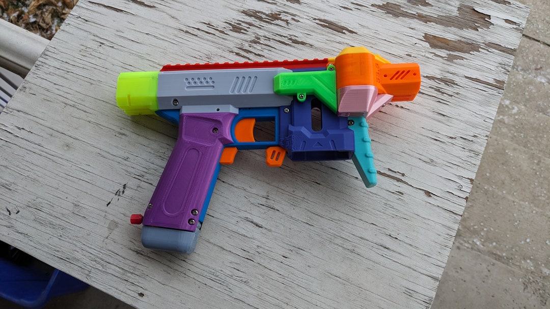 FULL AUTO Compact/mini Nerf Gryphon by Flygonial Etsy