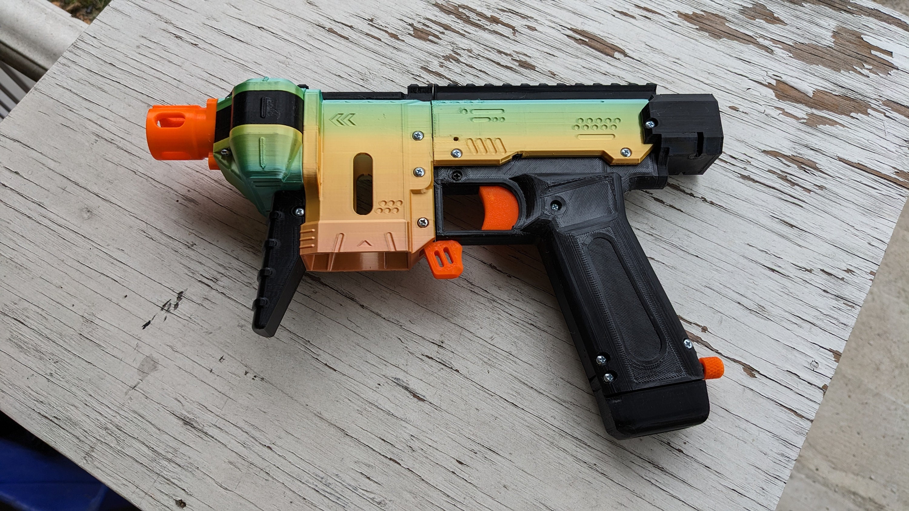 TOPLOAD Compact Nerf Gryphon Foam Dart Blaster Etsy