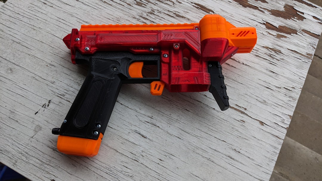 Compact/mini Nerf Gryphon Foam Dart Blaster Etsy