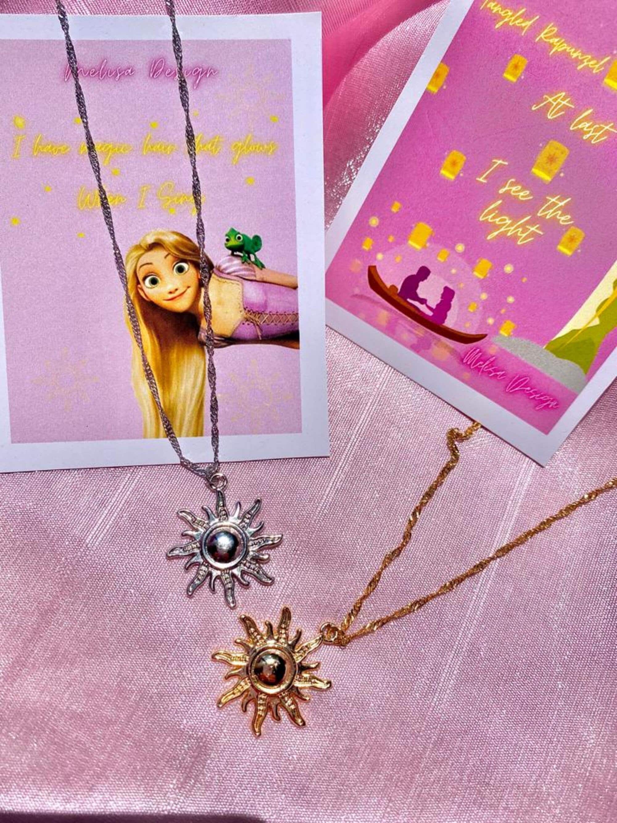 Disney 迪士尼長髮公主頸鏈Rapunzel Necklace - Tangled – beautyclosetbeauty