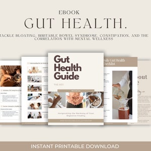 Gut Health Guide eBook: IBS & Microbiome (Printable PDF)