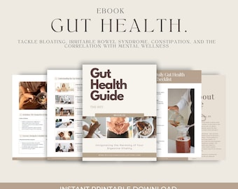 Gut Health Guide eBook: IBS & Microbiome (Printable PDF)