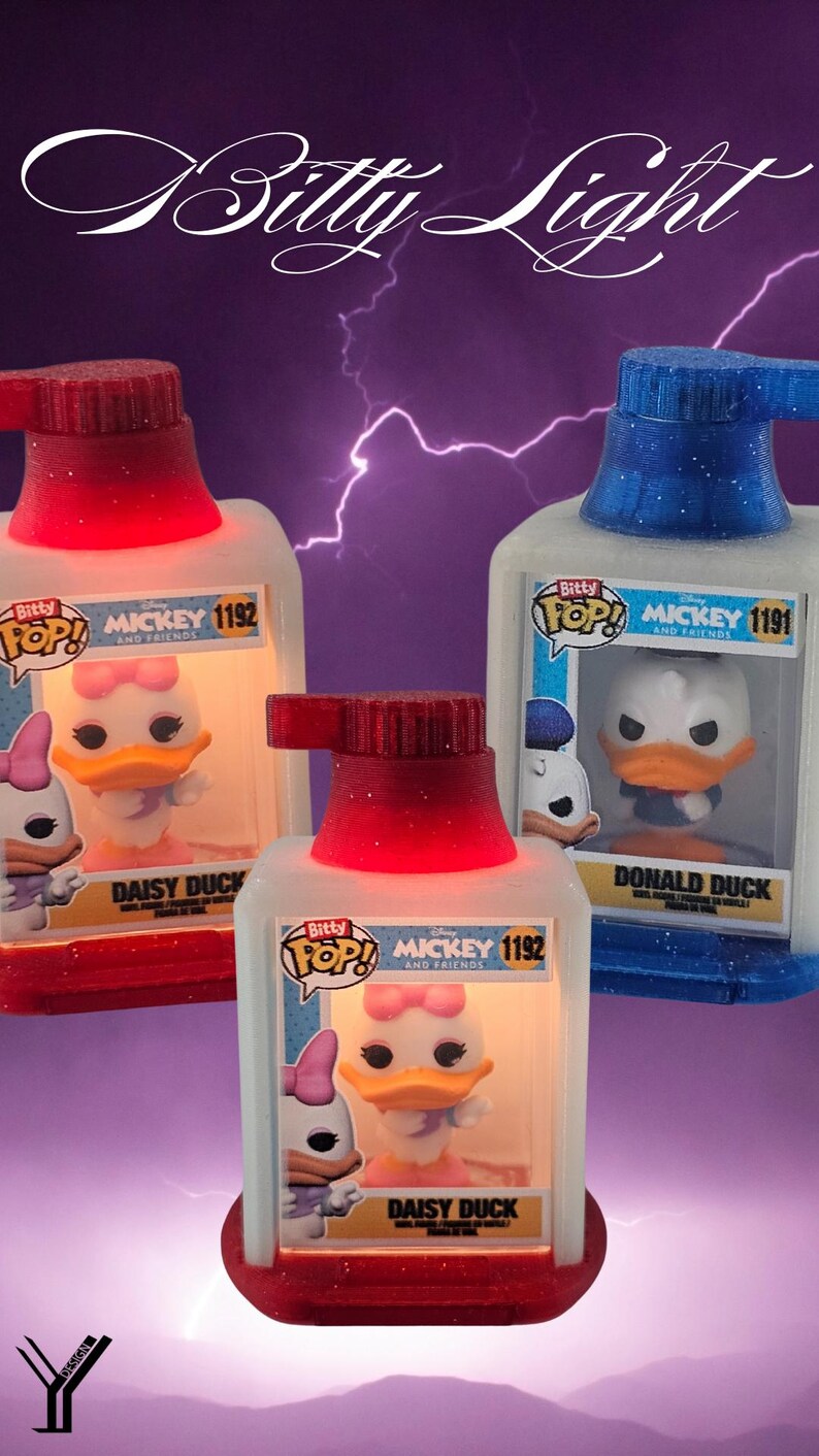 Bitty Light - Light-up Display Stand for Bitty Pop! Figures – 3D ...
