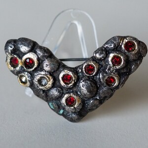 Antique Rustic Heart Brooch