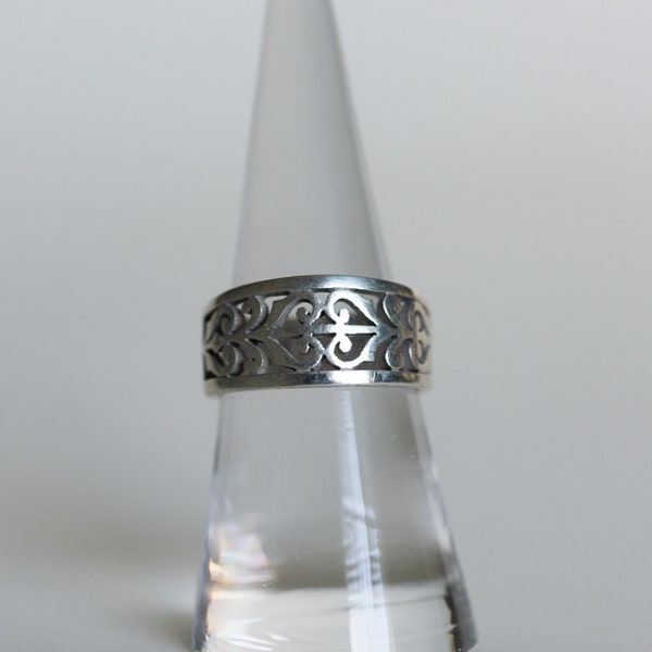 80s James Avery Filigree Ring