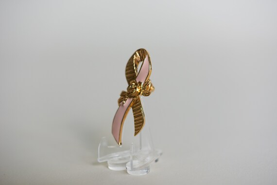 Avon Breast Cancer Pink Enamel Pin - image 2