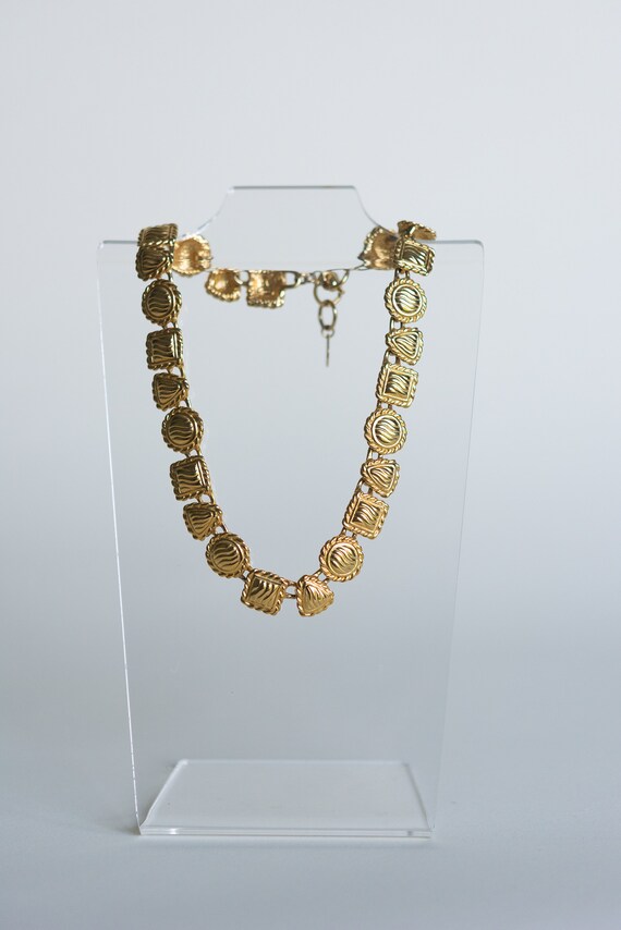 80s Vintage Ann Klein chunky Necklace and Bracele… - image 3