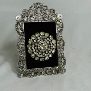 Wearable Brooch Framed - Statement Rhinestone Brooch